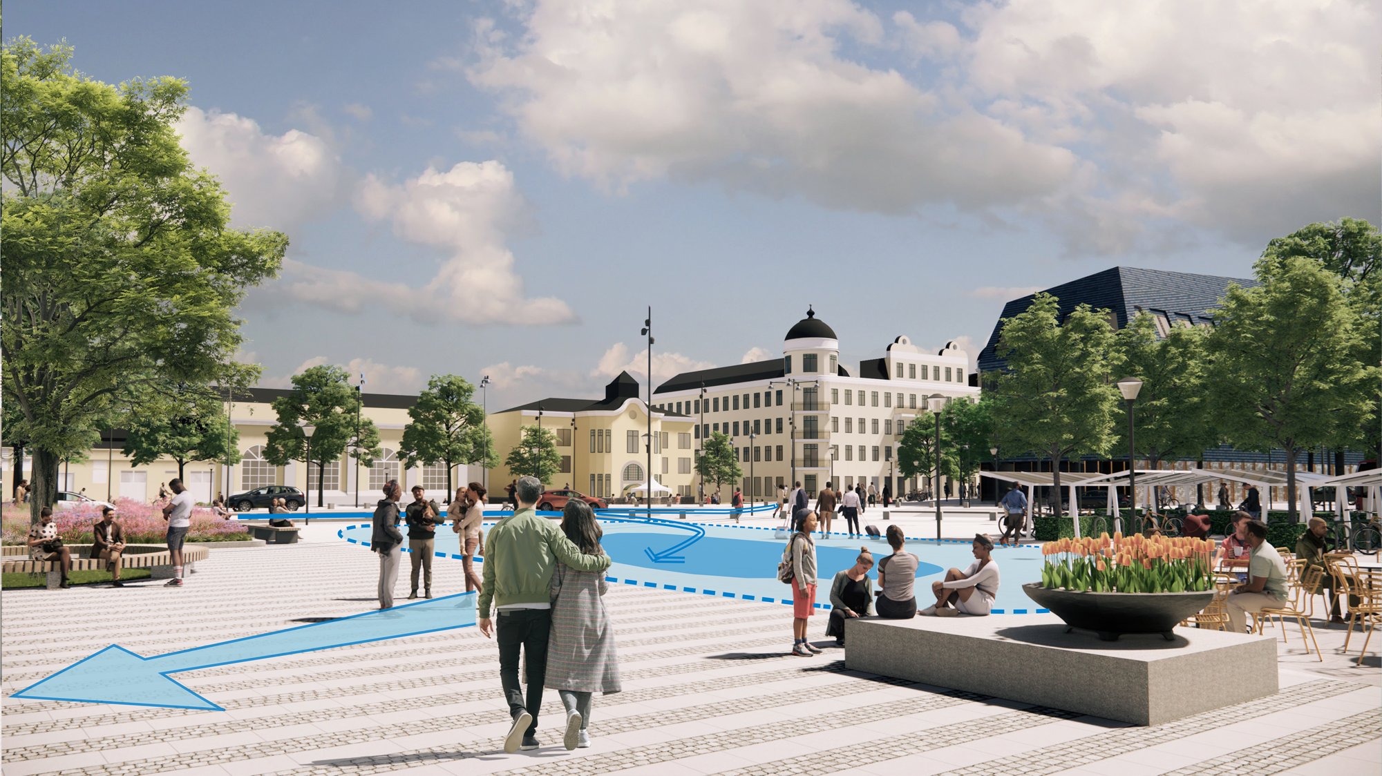 Karlskrona stationstorget_Sydväst