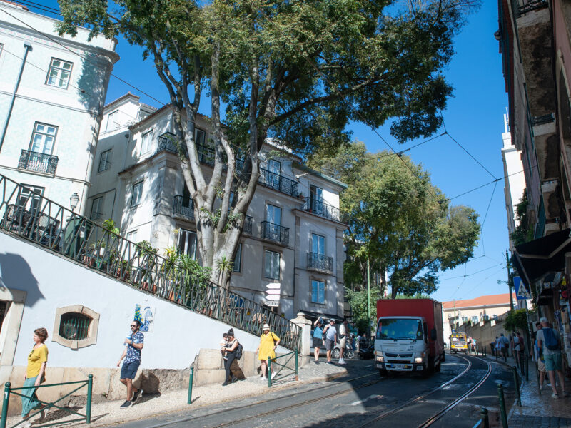 Lissabon stadsmiljö sydväst